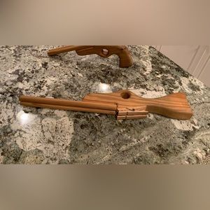 Fun WOODEN elastic band launchers $15
